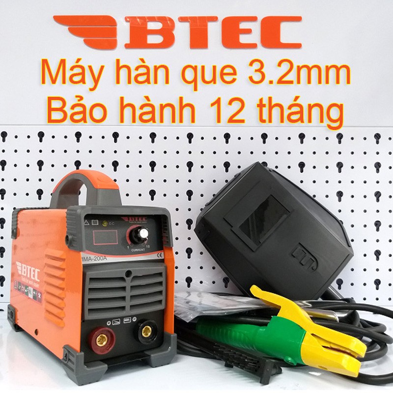 Máy hàn điện cơ- MÁY HÀN ĐIỆN TỬ BTEC MMA200A, CÔNG NGHỆ NHẬT BẢN, MỐI HÀN ĐẸP, ỔN ĐỊNH, SIÊU TIẾT KIỆM ĐIỆN NĂNG