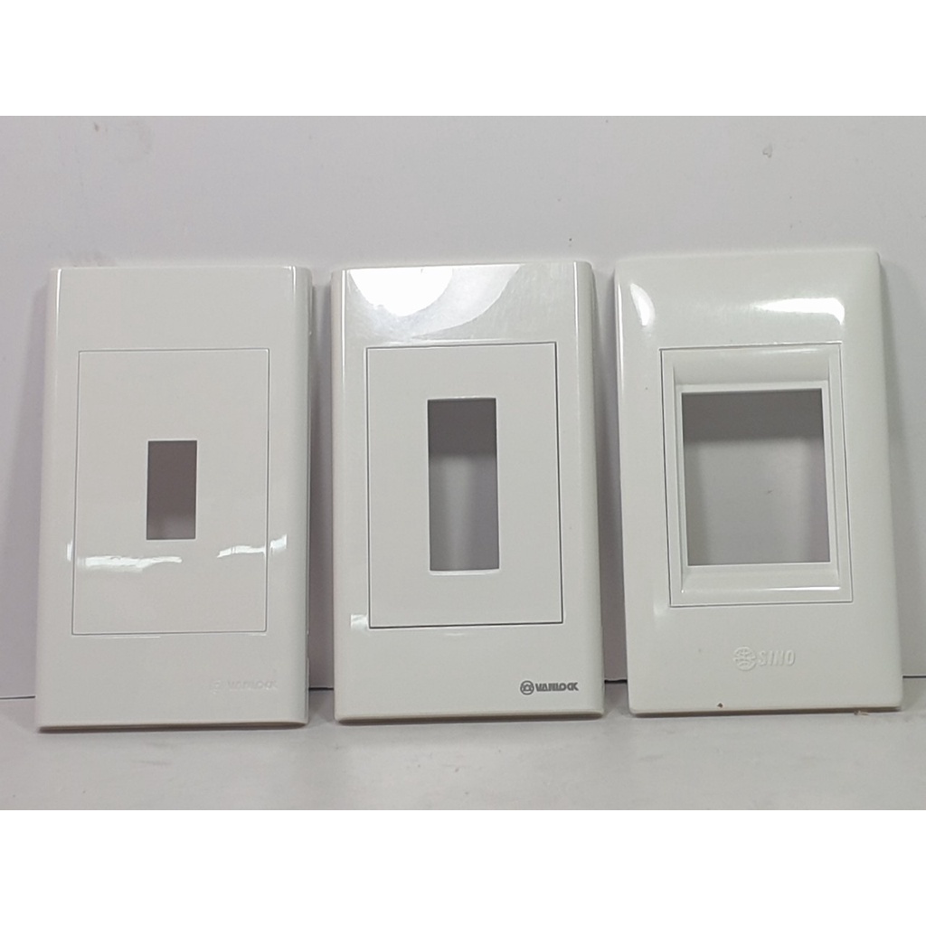 Mặt nạ điện Sino Vanlock S18 / mặt 1-2-3-4-5-6 lỗ, , mặt CB, mặt bít