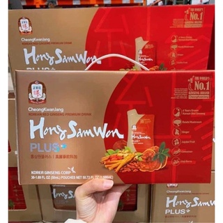 Nước hồng sâm hong sam won plus hộp 30 gói 50ml