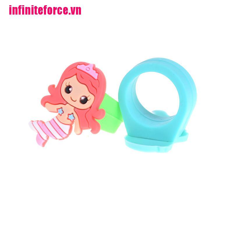 1 Nhẫn Nhựa Pvc Họa Tiết Cá Cho Nữ