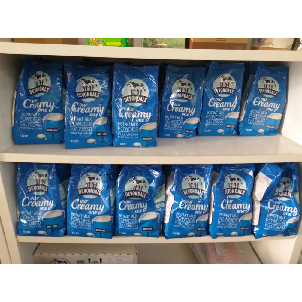 Sữa Bột Nguyên Kem DEVONDALE 1kg - Nhập Khẩu Úc