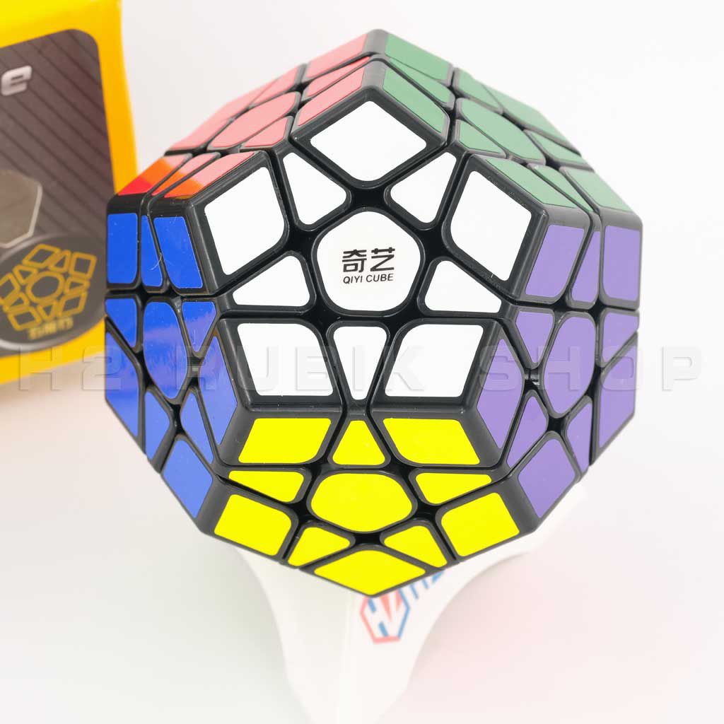 Đồ Chơi Rubik Megaminx Biến Thể 12 Mặt Xoay Trơn 3x3 Viên Đen