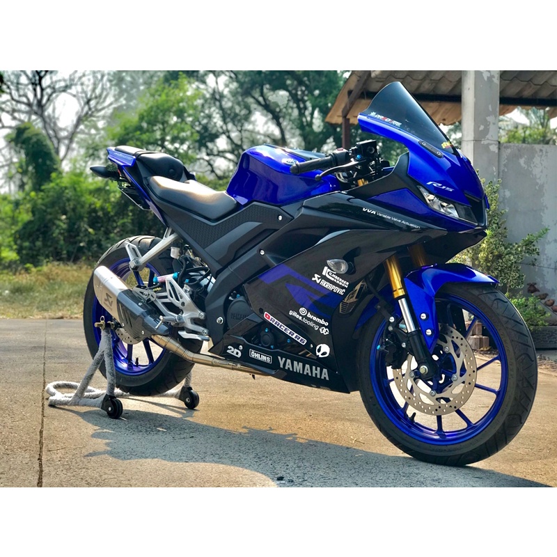 BMW HP4 Nhãn dán Xe máy Bên Bảng điều khiển Phản chiếu Đề can Không thấm nướcKem chống nắng Dán trang trí xe máy vết xước che đậy Nhãn dán