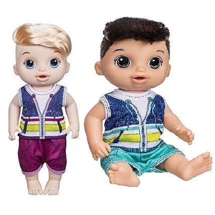 Búp bê Mỹ Hasbro Baby Alive 32 cm Có Tóc - Baby Alive Sweet Spoonfuls Boy Blonde (Hàng Tồn)