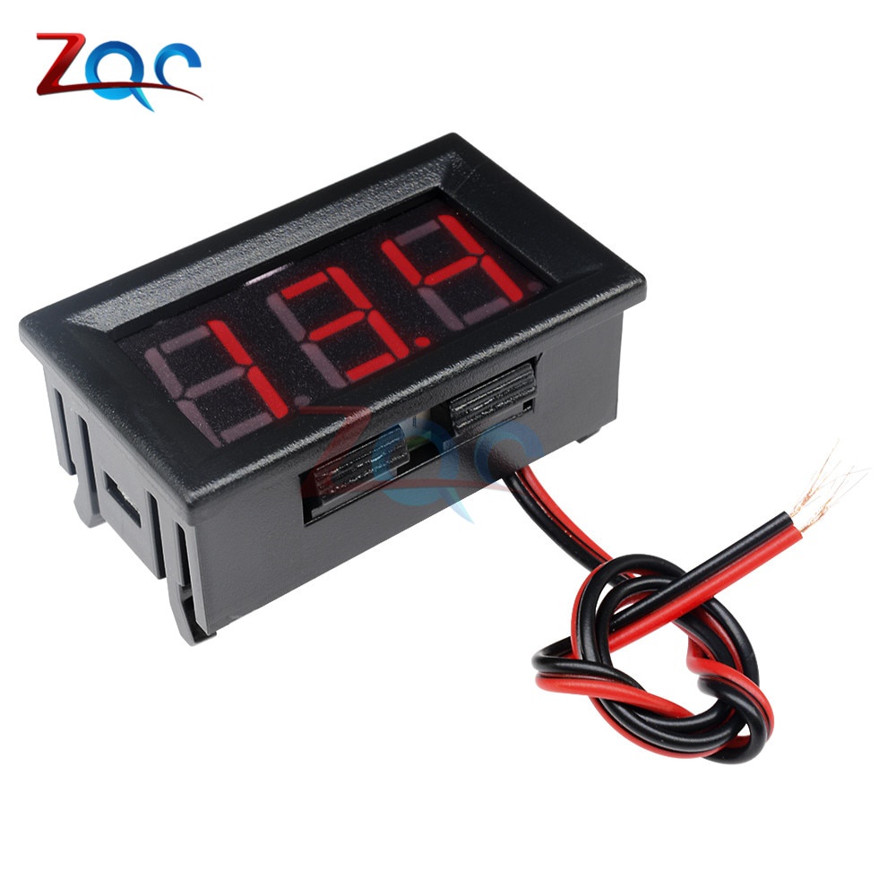 Vôn Kế Điện Tử 0.56 '' Mini DC 4.5-30V / AC 70-500V 12V 24V 220V Cho Xe Hơi / Xe Máy
