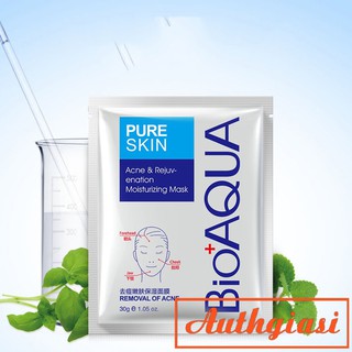 Mặt nạ Bioaqua Pure Skin giảm mụn giảm vết thâm đỏ nhanh