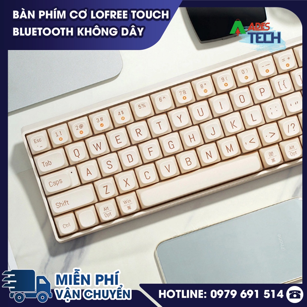 Bàn Phím Lofree Touch Bluetooth | Bàn Phím Cơ Không Dây Siêu Xinh HOT NEW 2021