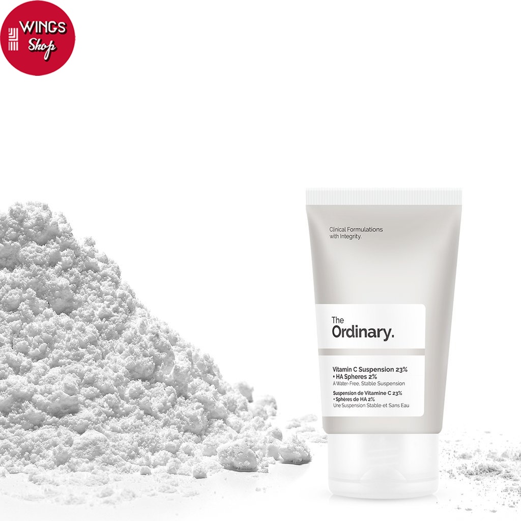 Kem Dưỡng Ẩm Và Làm Sáng Da The Ordinary Vitamin C Suspension 23% + HA Spheres 2% | Wings Shop