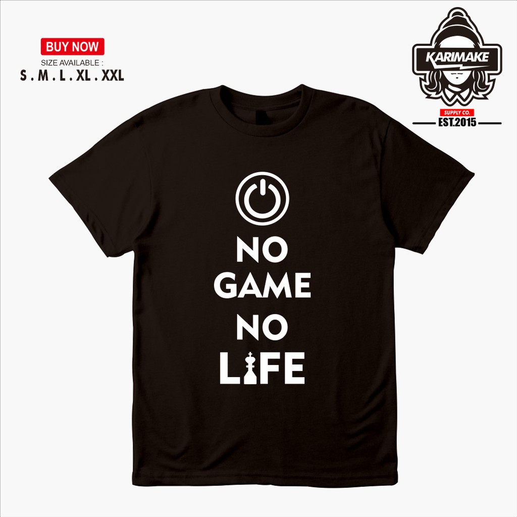 Áo thun in hình No Game No Life Font Game cực chất giá rẻ