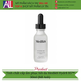 [TOP 1 SHOPEE] Tinh chất cấp ẩm phục hồi da Medik8 Hydr8 B5 30ml (Bill Anh)