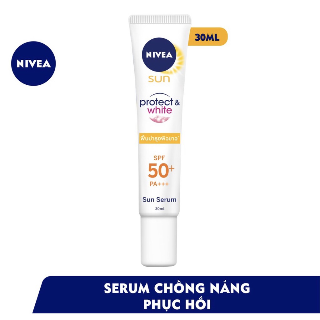 Tinh chất chống nắng NIVEA dưỡng trắng &amp; phục hồi SPF50+ PA+++ (30ml)