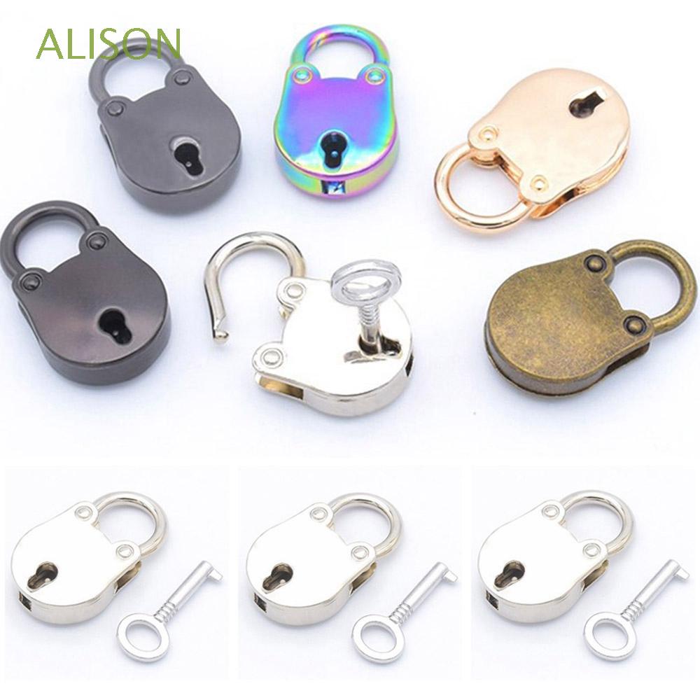Ổ khóa mini hình chú gấu dễ thương phong cách cổ điển nhiều màu sắc
