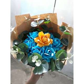 Bó hoa hồng bằng giấy handmade