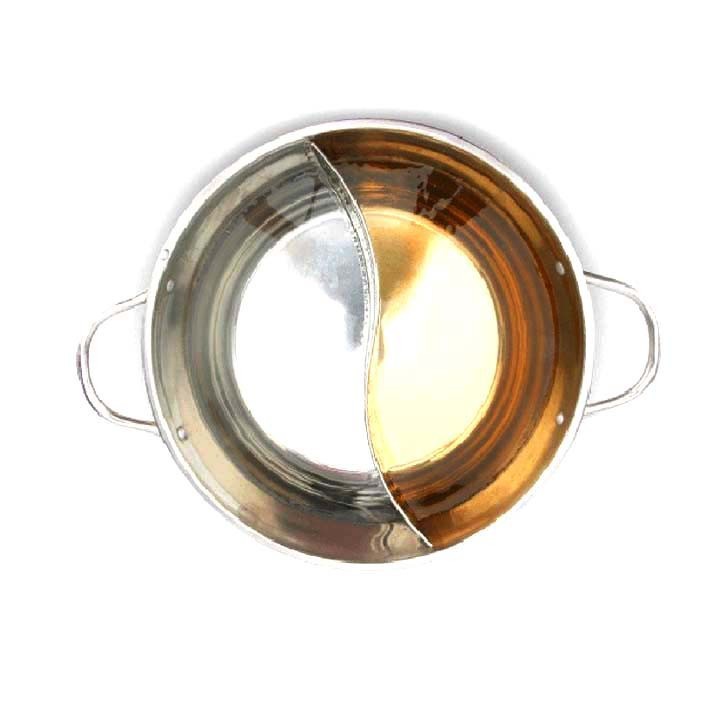 Nồi lẩu 2 ngăn inox hàng dày dặn làm nóng cực nhanh siêu đa năng, siêu tiện lợi