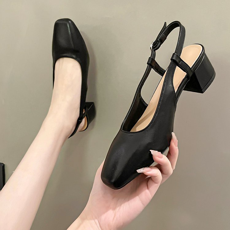 Giày nữ bia size 40 41 42 43 44 giày cao gót size lớn rất êm chân