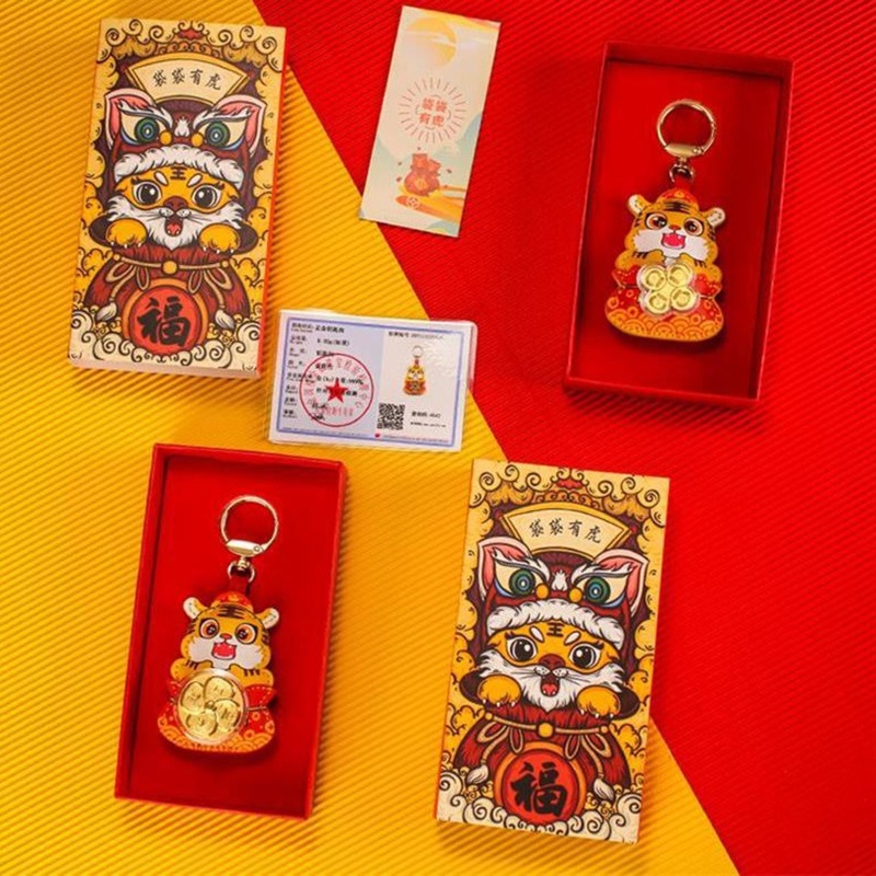 Móc Khóa Hình Chú Hổ May Mắn Cho Năm Mới