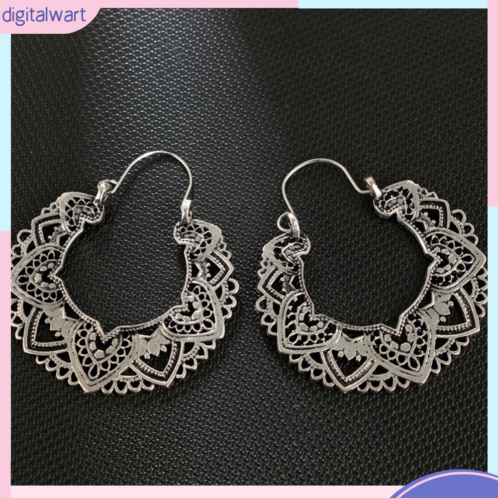 Đôi Khuyên Tai Hình Cánh Hoa Phong Cách Vintage Thời Trang Cho Nữ