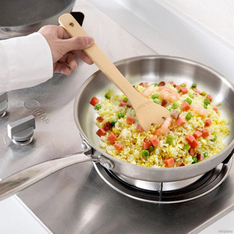 Bộ dụng cụ nấu ăn bằng tre tự nhiên chống dính tiện dụng cho nhà bếp