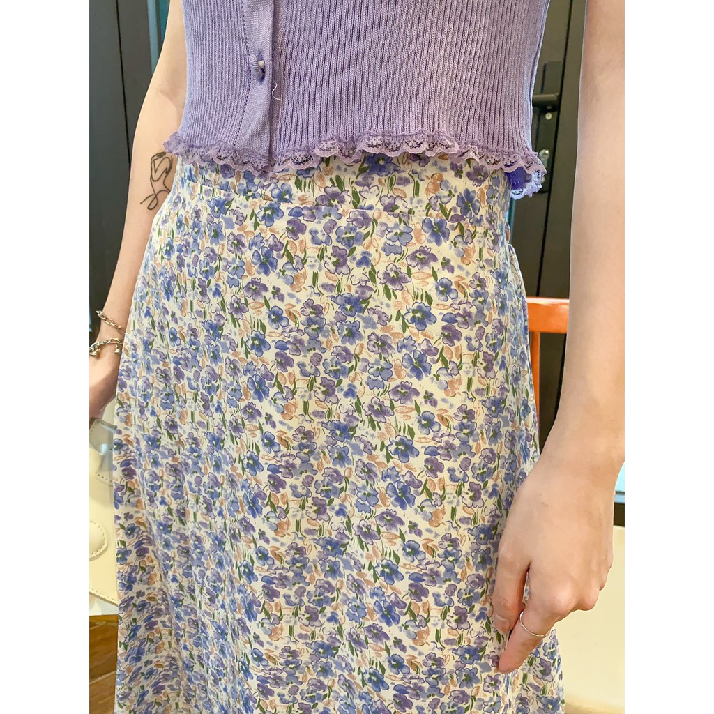 CHÂN VÁY HOA PURPLE PASTEL | BigBuy360 - bigbuy360.vn