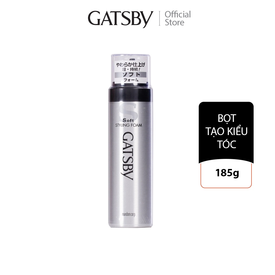 Bọt tạo kiểu tóc GATSBY SOFT STYLING FOAM N 185g/chai