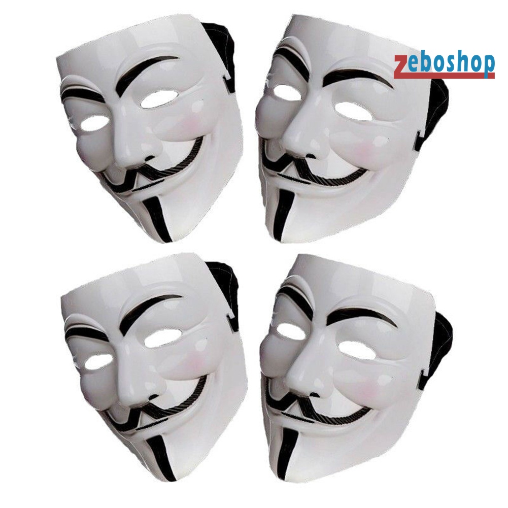 Mặt Nạ Hóa Trang Anonymous Hacker V for Vendetta Master Dịp Halloween