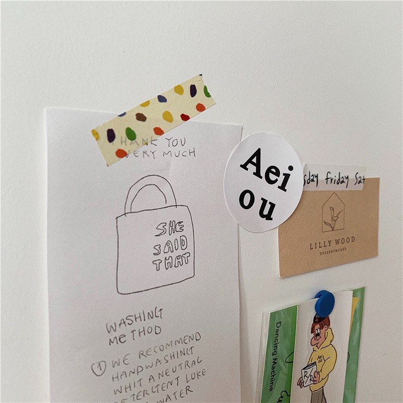 Washi tape dễ thương