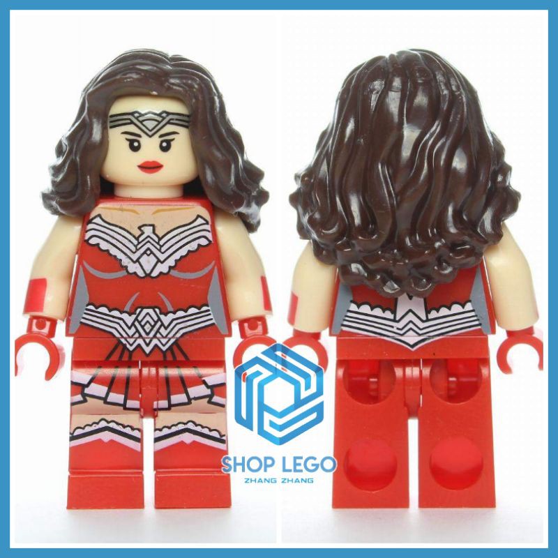 Xếp hình mô hình Wonder Woman Santa Siêu anh hùng nữ chiến binh Justice League Minifigures WM533 WM6024