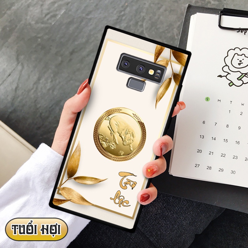Ốp lưng kính 3D 12 con giáp - Samsung galaxy Note 9