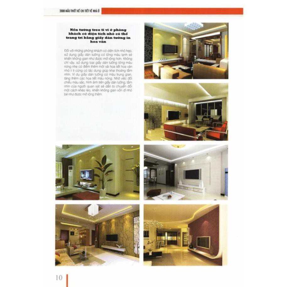 Sách - Thiết kế chi tiết nhà ở theo phong thủy - Quyển màu đỏ - Nền tường [Panda Books] | BigBuy360 - bigbuy360.vn