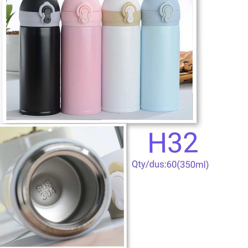 ☑ Bình Đựng Nước Nóng Mini H32 350ml / H-32 ♦