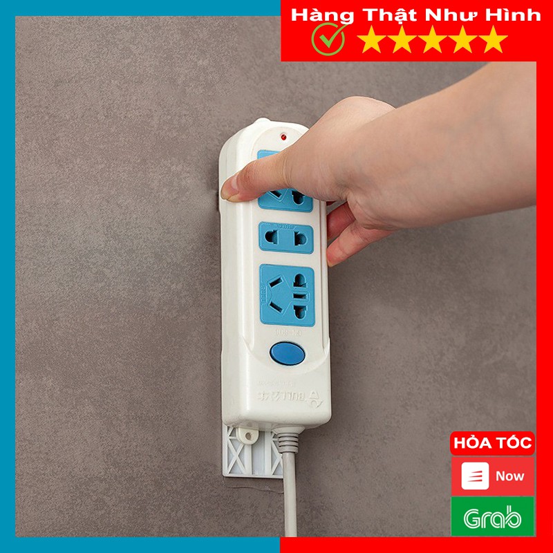 Móc Dán Tường Treo Ổ Cắm Điện, Cục Phát Wifi, Modem Siêu Chắc Với Miếng Dán Trong Suốt - MTDDT