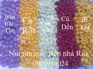 Nui rau củ ăn dặm cho bé