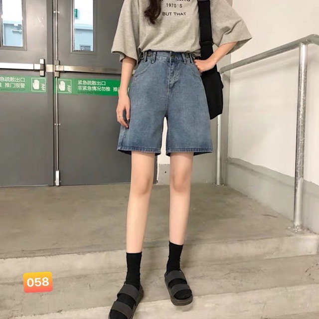 ❤️Quần Short Jeans 3 Khuy - 058