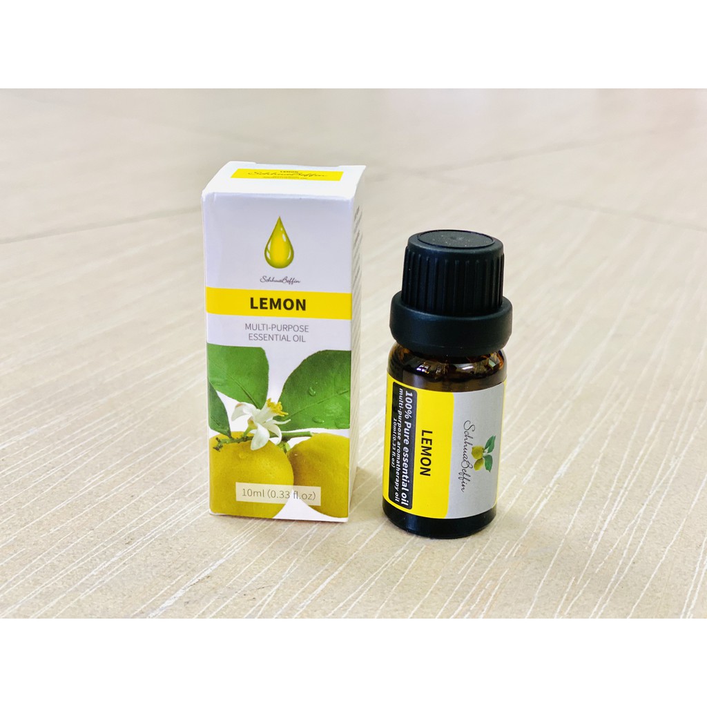 TINH DẦU THIÊN NHIÊN LỌ 10ML CHANH SẢ, LAVENDER & HOA HỒNG, dùng cho máy xông khuếch tán làm thơm phòng, aroma oil