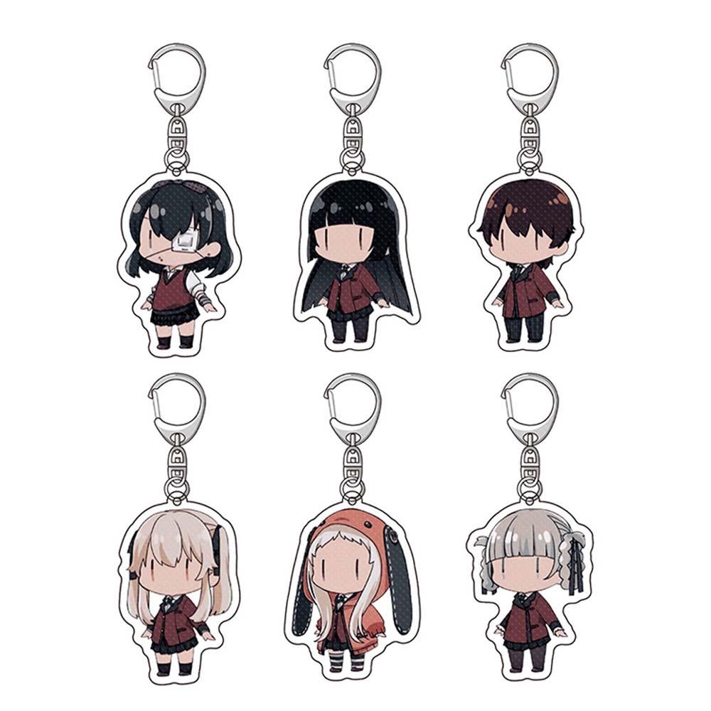 Móc Khóa Nhựa Acrylic Hình Hoạt Hình DARON Kakegurui Dễ Thương
