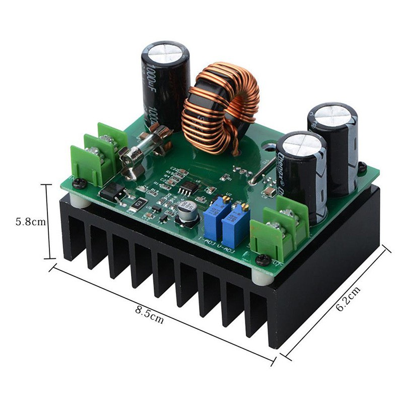 1 Mô Đun Tăng Áp DC-DC 600W 10-60V Sang 12-80V Cho Notebook, Xe Hơi