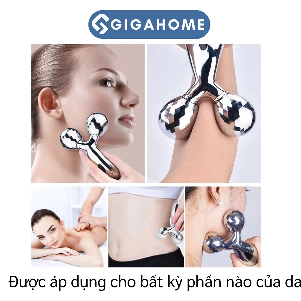 Cây Lăn Massage Mặt Và Body 3D Giúp Thon Gọn Và Nâng Cơ GIGAHOME 4212