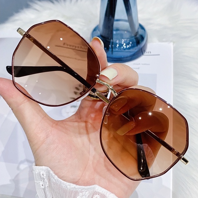 Kính mát nữ K05KK phiên bản Hàn Quốc chống tia UV phân cực kiểu dáng thời trang khung gọng hợp kim thép