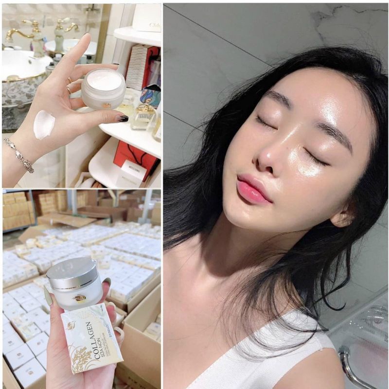 Kem collagen sữa non Femmiu dưỡng trắng mịn da