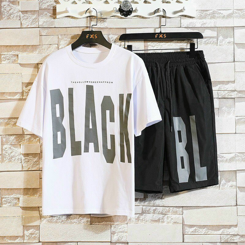 Set bộ đồ nam Quần áo thun mùa hè cao cấp hot nhât Phong cách Hàn Quốc mặc đẹp hot trend 2021