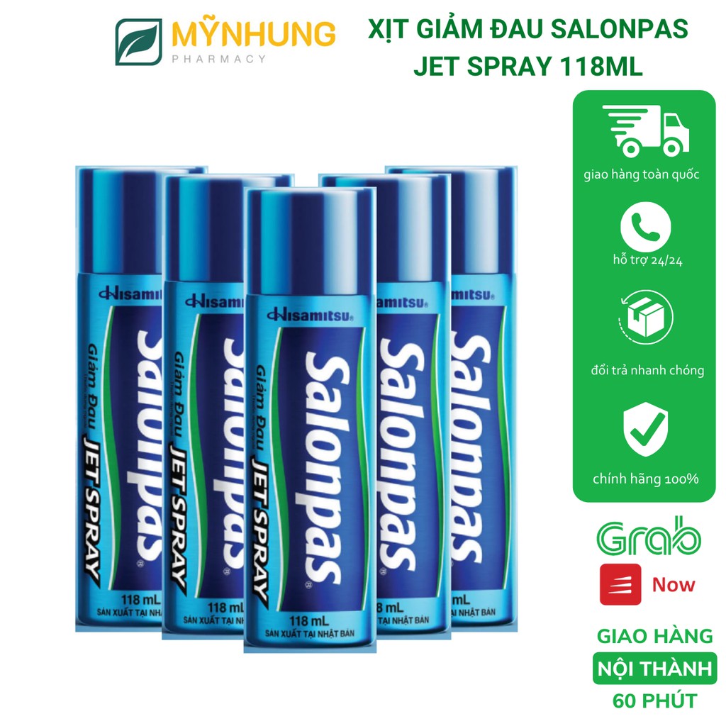 XỊT GIẢM ĐAU SALONPAS JET SPRAY 118ML