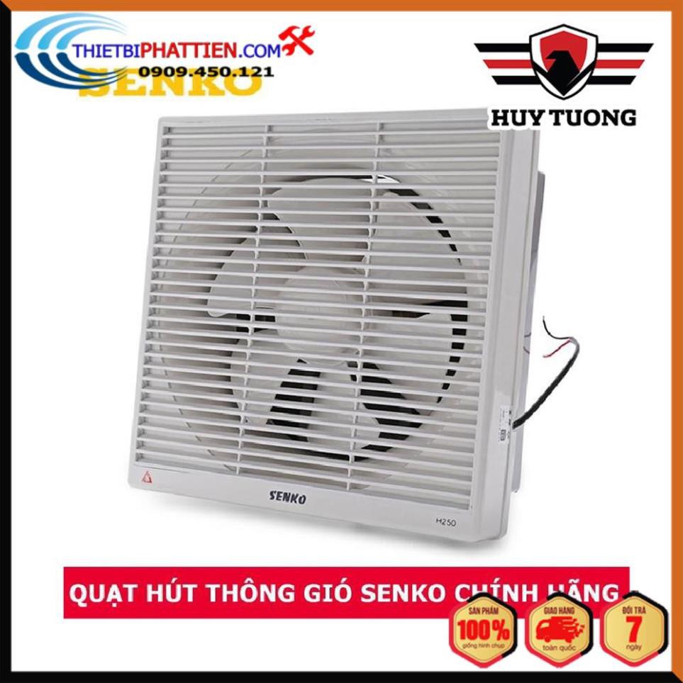 FREESHIP Quạt hút thông gió 2 chiều âm tường Senko H250 40W cao cấp