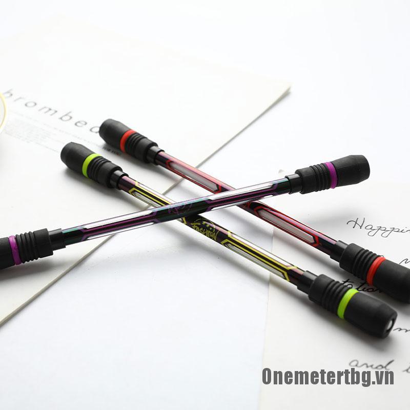 【Onemetertbg】Spinning Pen Rotating Gaming Gel Pens Release Pressure Comfortable  Penspinning