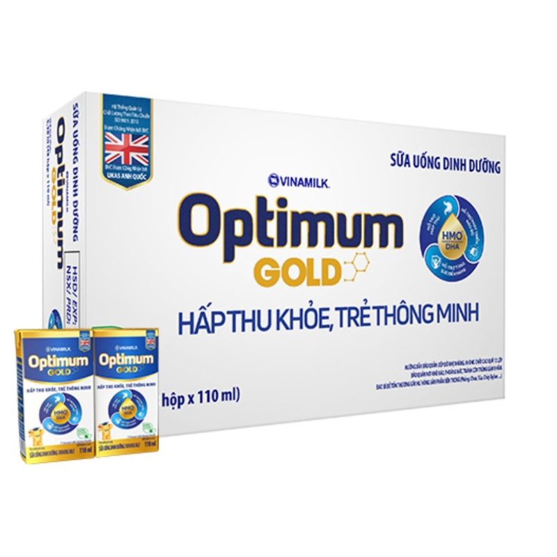 Sữa bột pha sẵn Optimum Gold  110ml( 1 thùng 48 hộp)