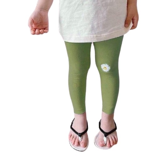 Combo 3 quần leging cho bé gái - Chất thun cotton