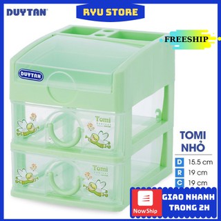 Tủ nhựa Mini 💖𝑭𝑹𝑬𝑬𝑺𝑯𝑰𝑷💖 Tủ Duy Tân 3 tầng tiện dụng