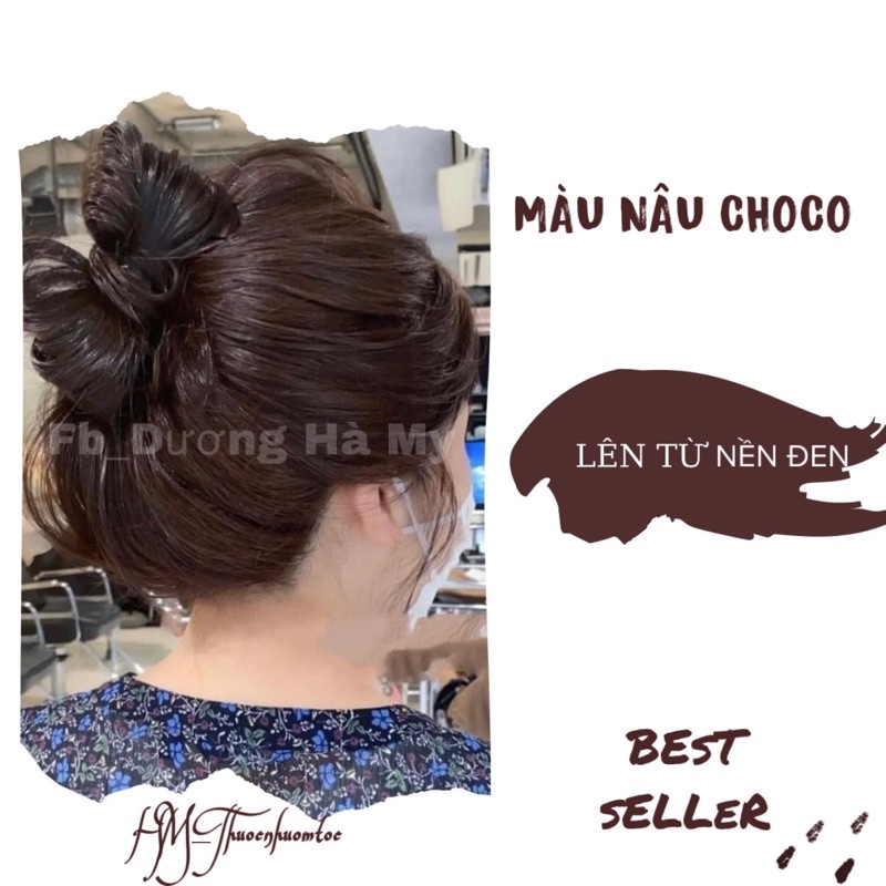 COMBO Nhuộm Nâu Choco ( tặng kèm oxy trợ )