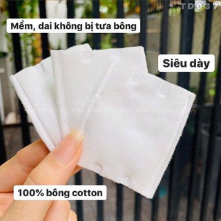 Bông tẩy trang 3 lớp Cotton Pads Mofa Meiren túi 222 miếng