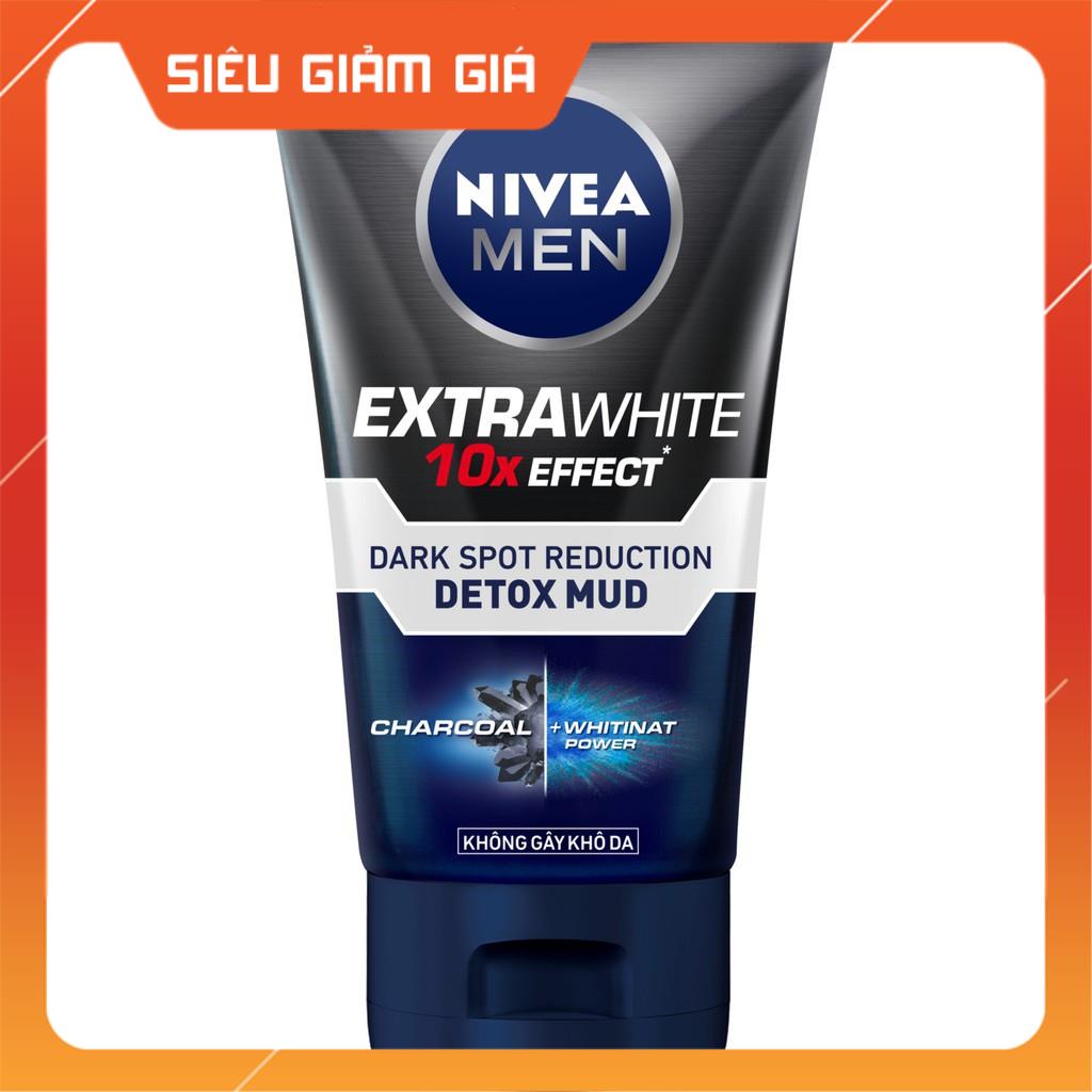 [Freeship] Sữa rửa mặt NIVEA MEN Detox Mud bùn khoáng giúp sáng da & mờ thâm mụn (100g) - 81775