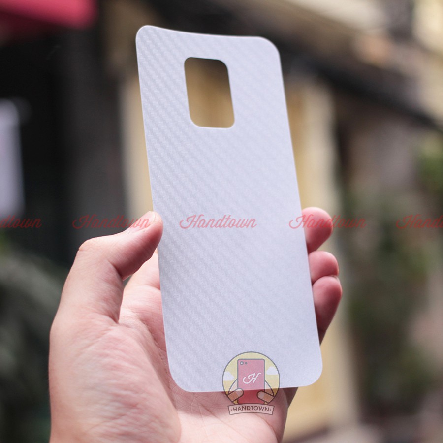 Miếng Dán Lưng Carbon Dành Cho Xiaomi Redmi Note 9 Pro / Note 9S / Note 9 Pro Max
